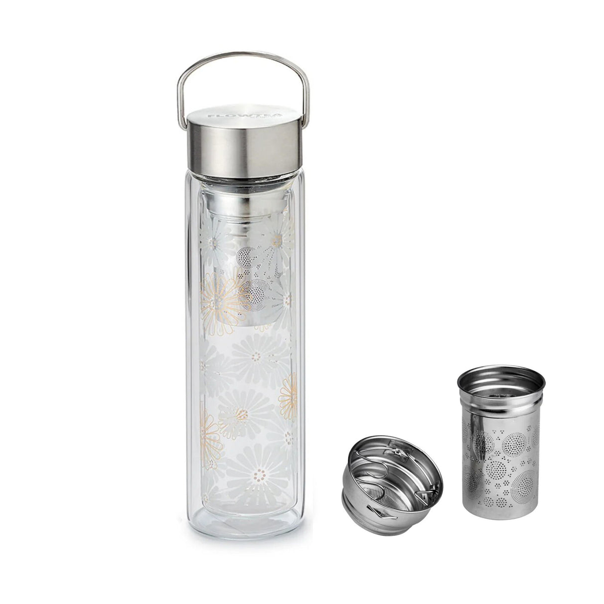 Glass Tumbler with Infuser - 12-Ounces
