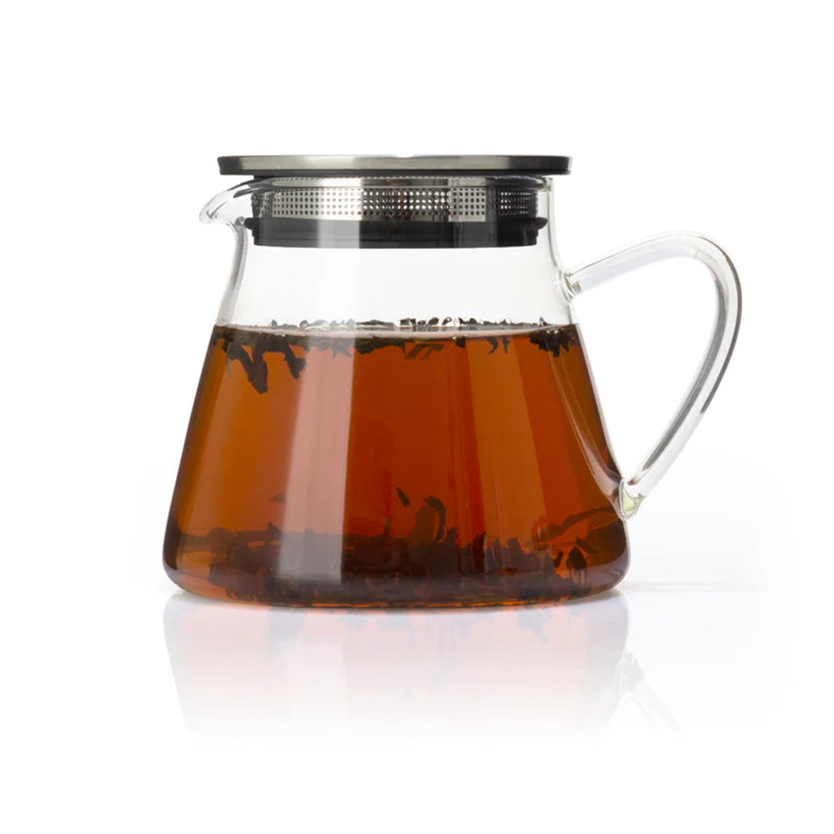 FORLIFE Fuji Glass Teapot with Filter Lid - 18-Ounces