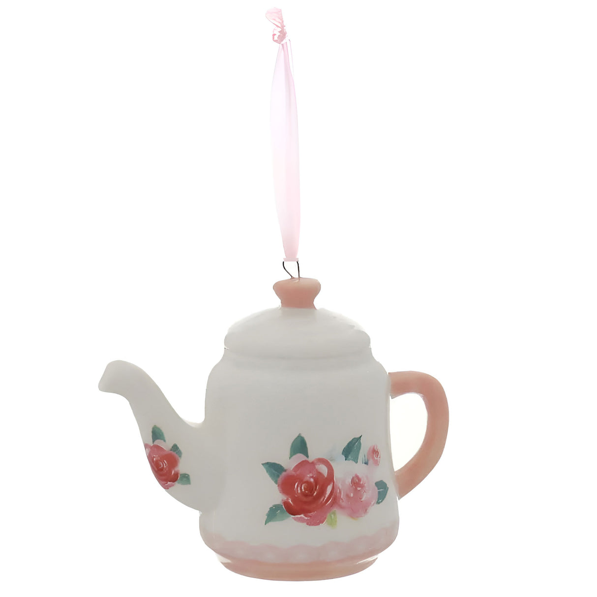 Floral Teatime Teapot Ornaments - 2.5"- 3.5"