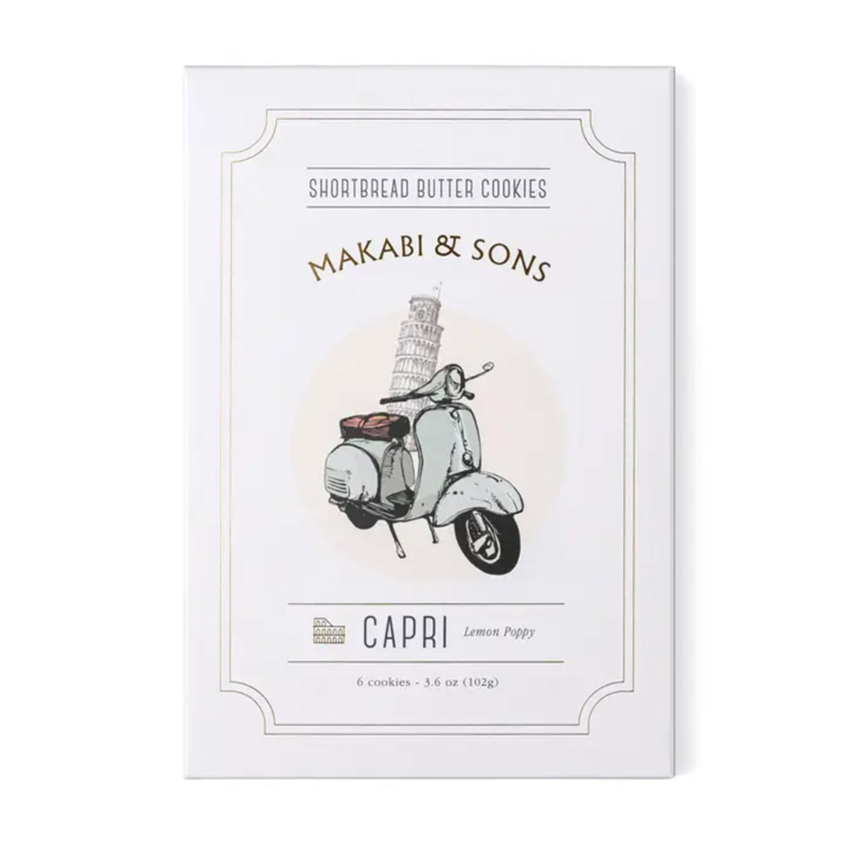 Lemon Poppy Shortbread Butter Cookies