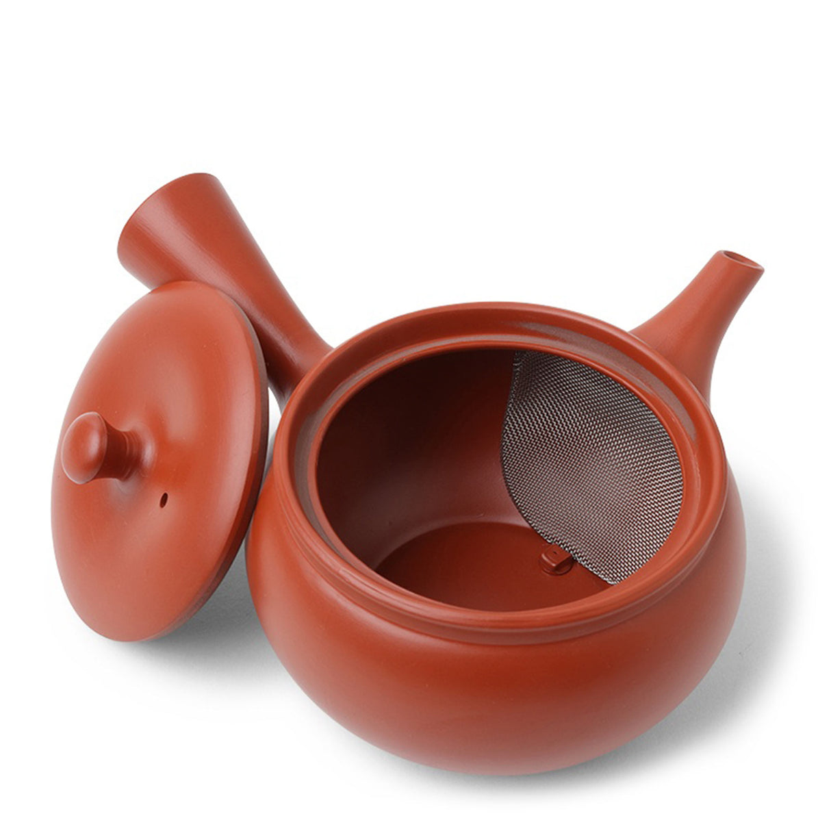 Tokoname Hiramaru Teapot, 12-Ounces