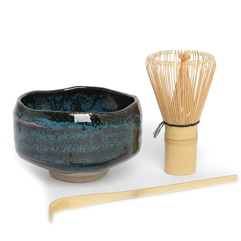 Special Chinese Matcha Tea Making Kit. Bowl, Special Whisk, And Spoon