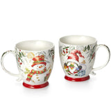 Santa & Snowman Mugs - 0.45 L