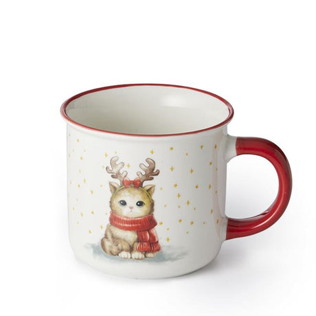 Christmas Cat Mugs -  0.35 L