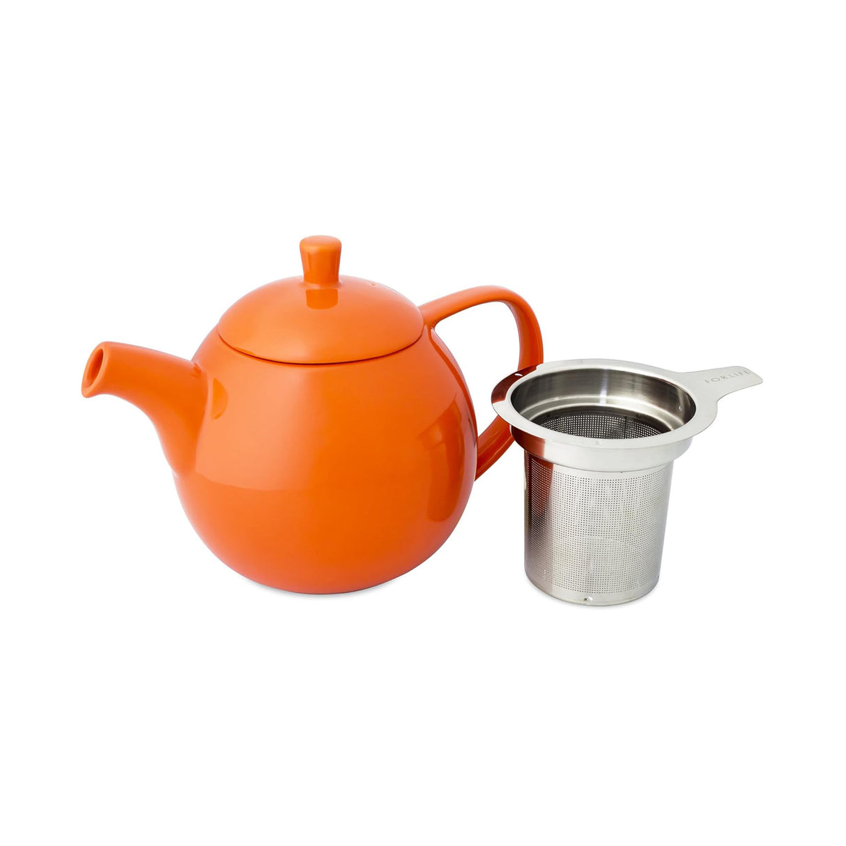 FORLIFE Curve Teapot with Infuser - 24-Ounces