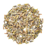 Pile of dried dried lavender flowers