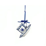 Delft Blue Cup with Saucer Ornaments - 2"