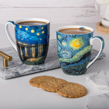 Van Gogh Starry Nights Mug Pair - 13 oz