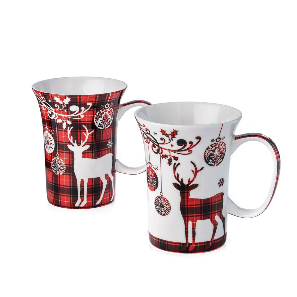 Holiday Reindeer Mug Set