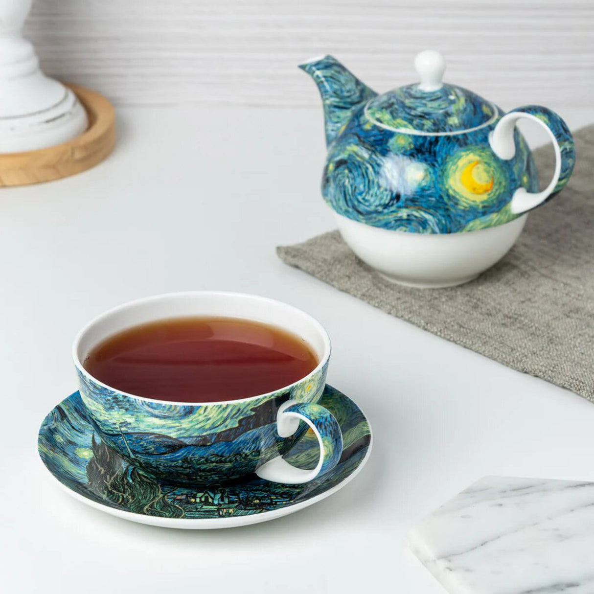 Van Gogh Starry Night Tea For One