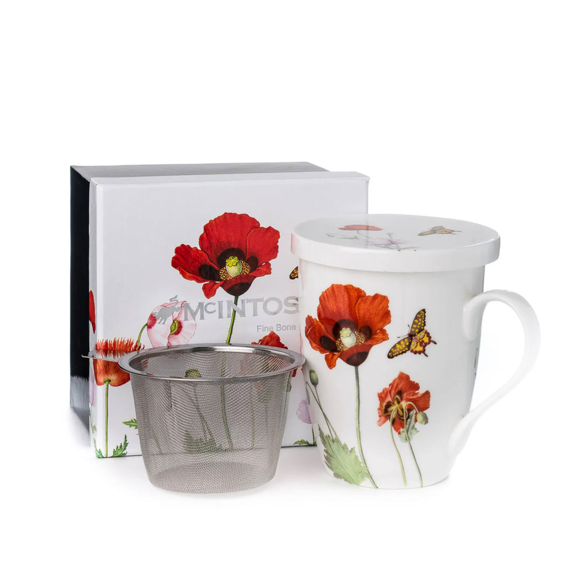 Poppies Tea Mug - 15.2 oz