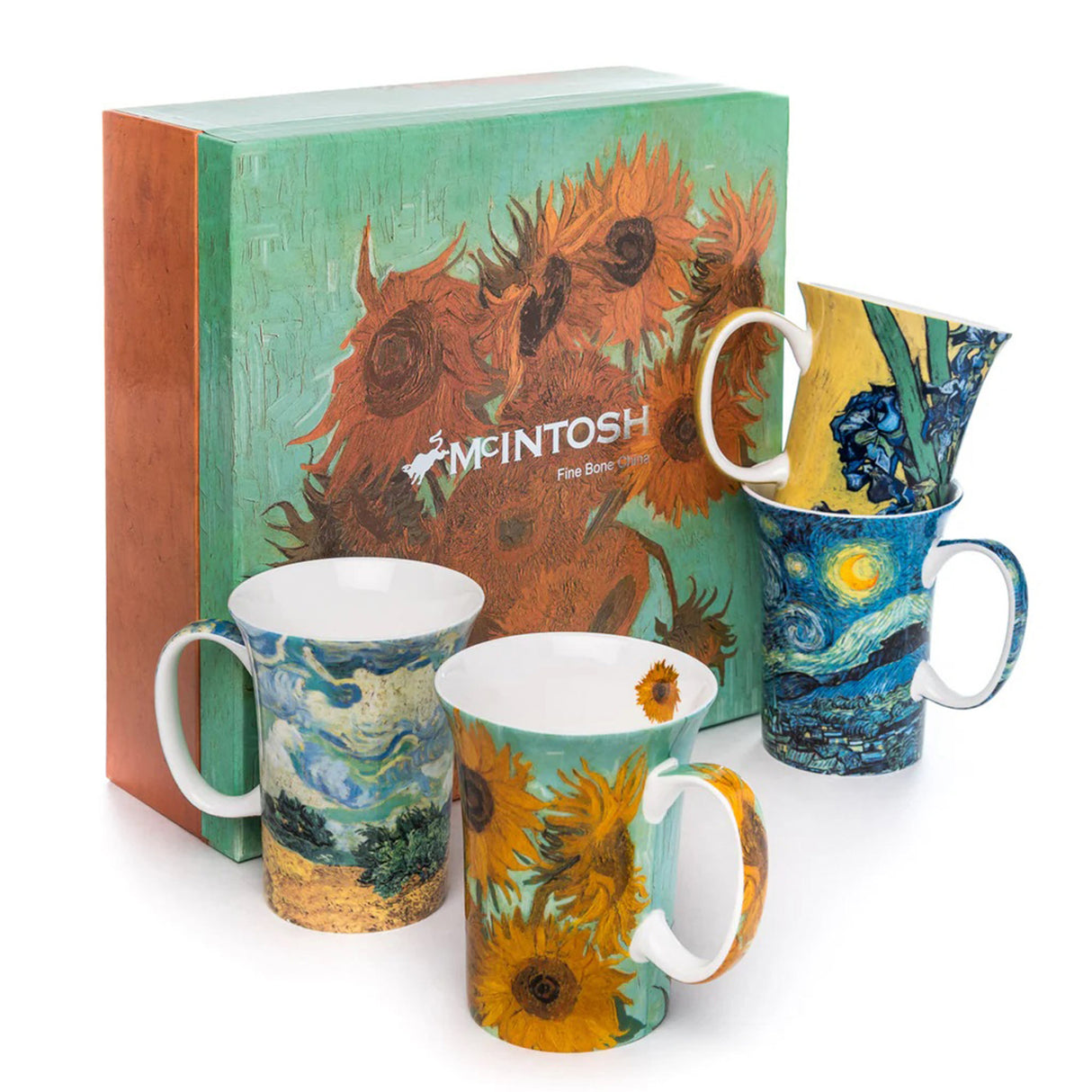 Van Gogh Tea Mugs - Set of 4