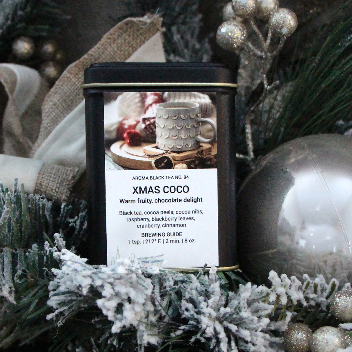FREE 100g X-mas Coco Tea Tin - DECEMBER SPECIAL