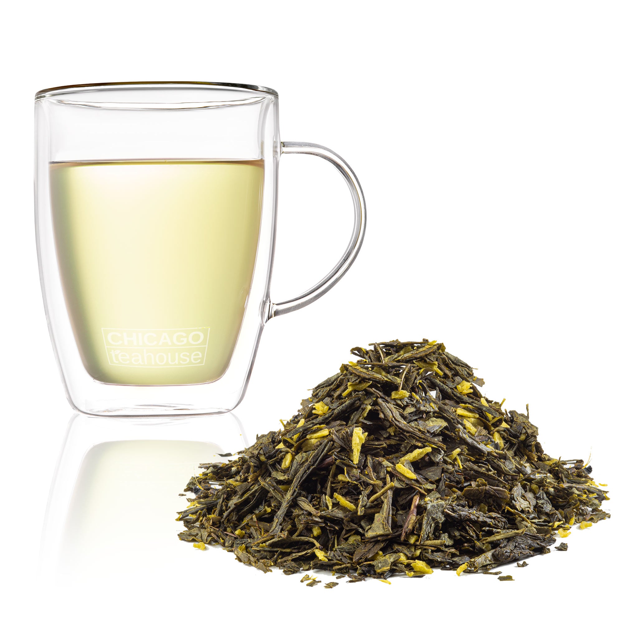 Coconut Tree Tea Coconut Twist | Green Aroma Loose Leaf Tea | Chicago Teahouse