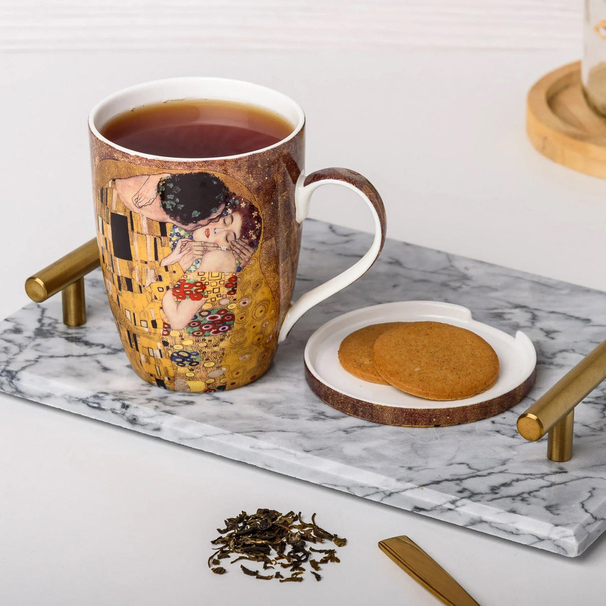 Klimt The Kiss Tea Mug - 15.2 oz.