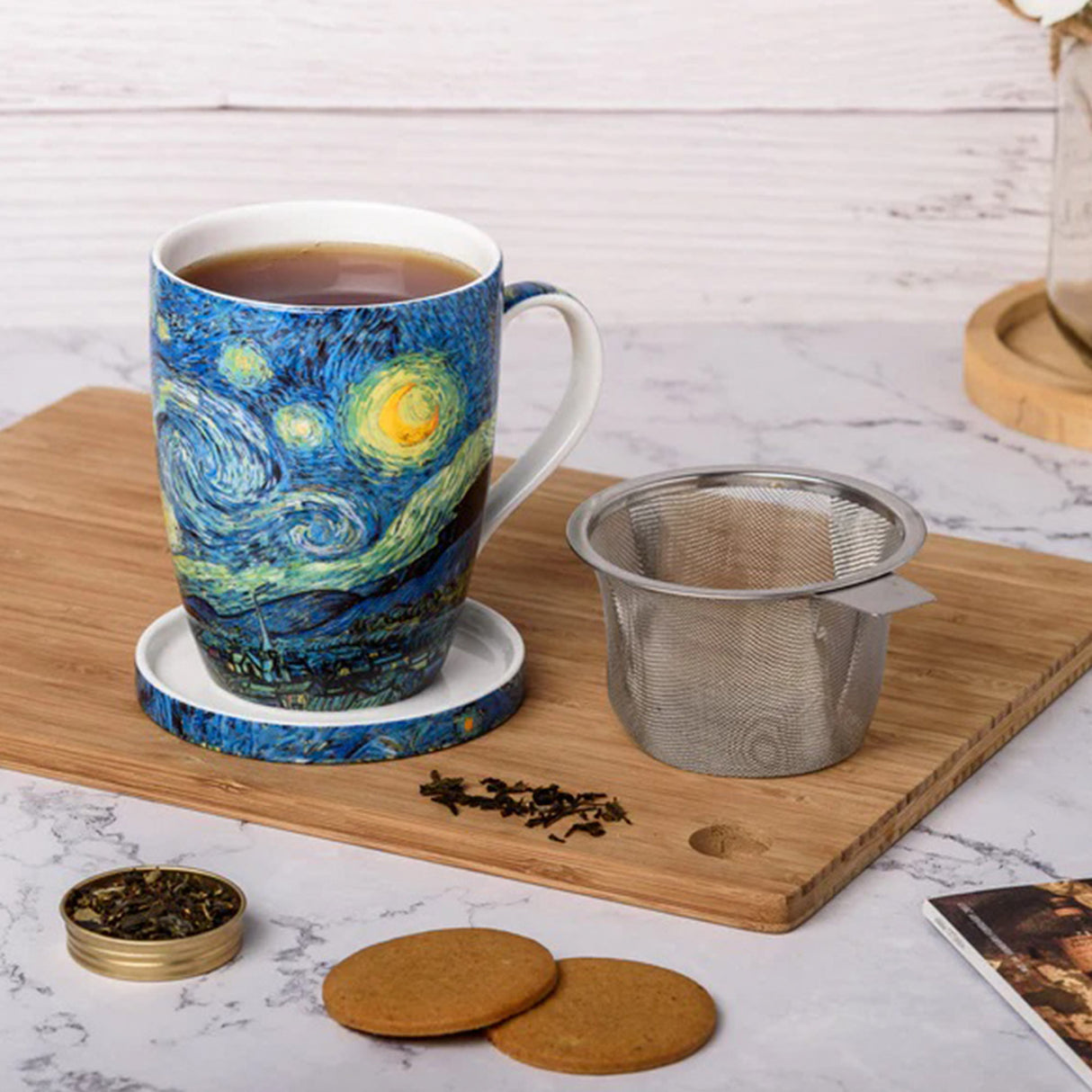 Van Gogh "Starry Night" Tea Mug - 15.2 oz