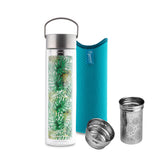 Glass Tumbler with Infuser - 12-Ounces